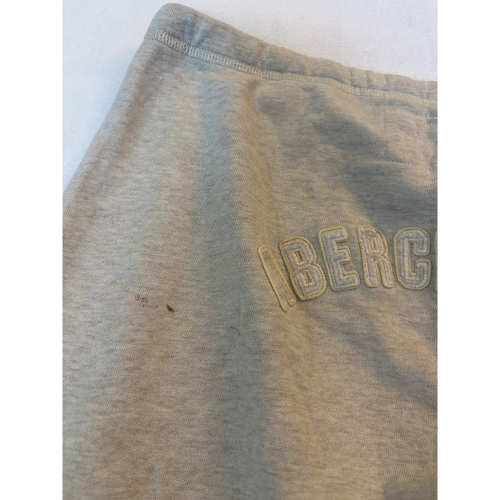 Abercrombie & Fitch Womens Gray 1892 Logo Sweatpants Joggers Large Vintage Style - Picture 9 of 9